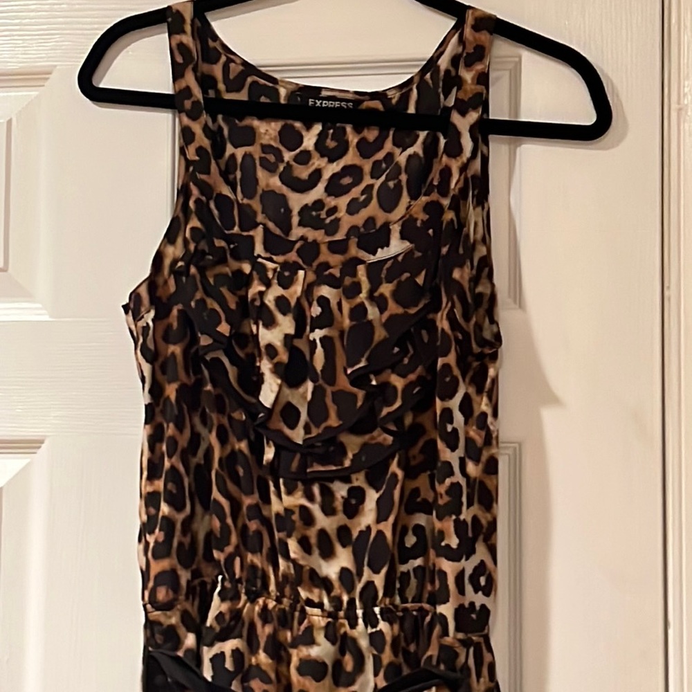 Cheetah print express dress worn once